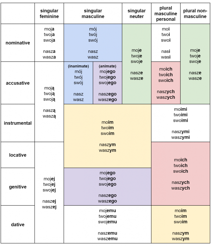 The No-Nonsense Guide to Polish Possessive Pronouns - Clozemaster