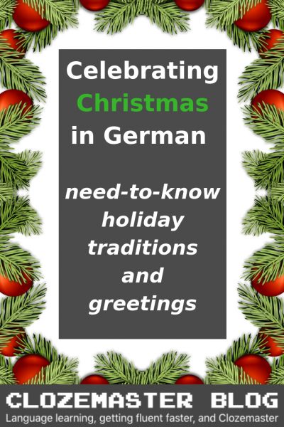 essay on christmas in german language